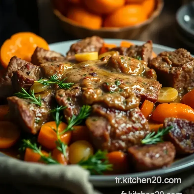 Paleron Brais&eacute; &Agrave; La Fran&ccedil;aise : Un Festin De Saveurs presentation