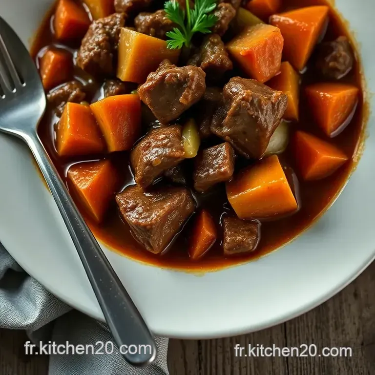 Paleron De Boeuf Bourguignon presentation