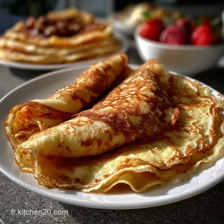 Pancakes Sans Sucre : La Recette Ultra-Moelleuse presentation