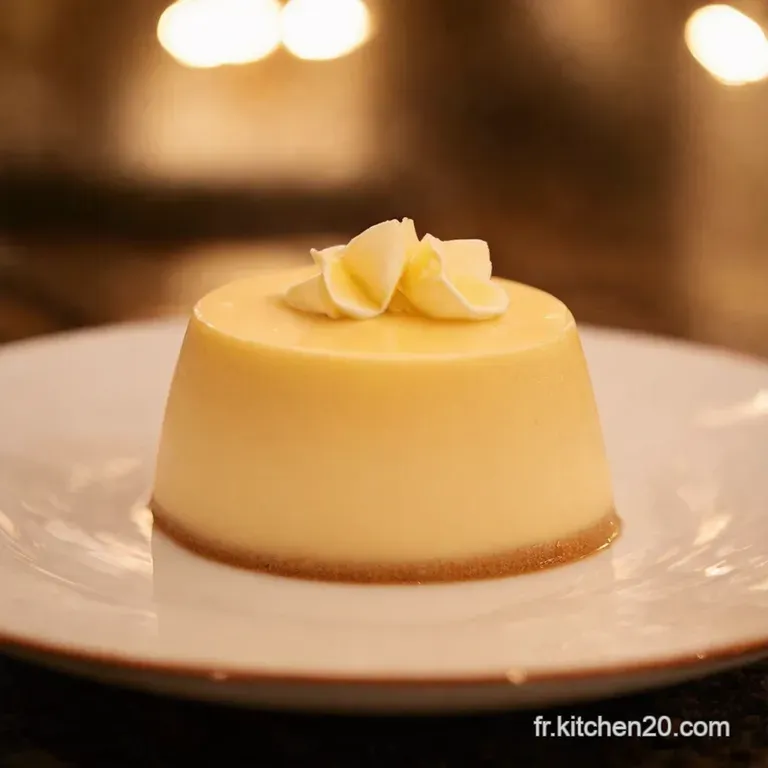 Panna Cotta Classique &Agrave; La Vanille presentation