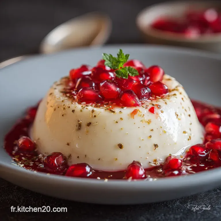 Panna Cotta au lait concentr&eacute; et coulis la recette facile pour un dessert ultraonctueux