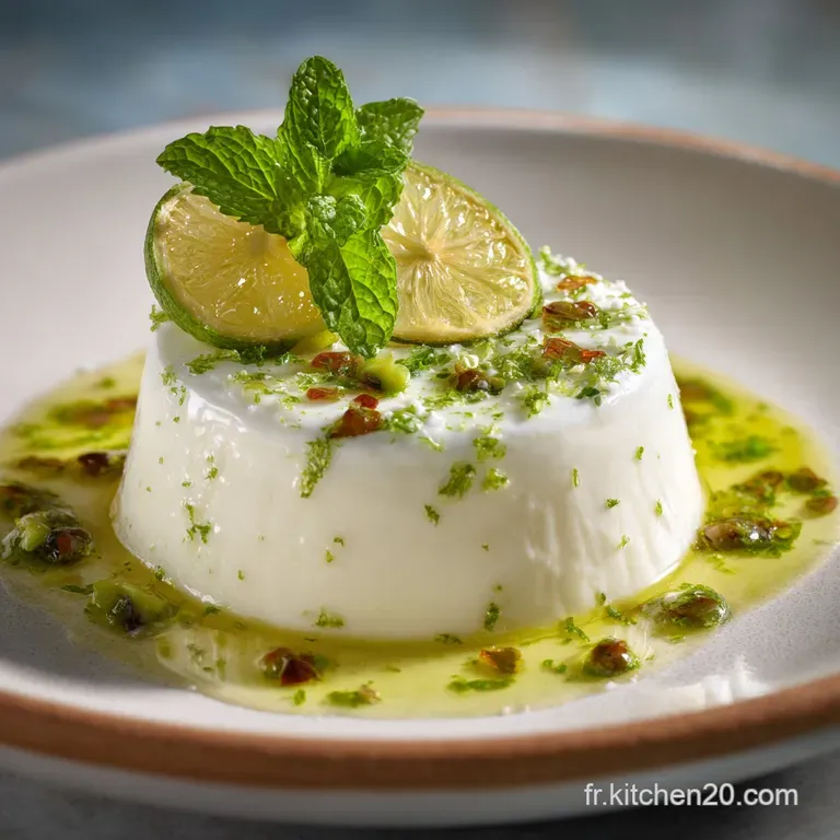 La Panna Cotta Mojito L&Eacute;chapp&eacute;e Belle de l&Eacute;t&eacute;