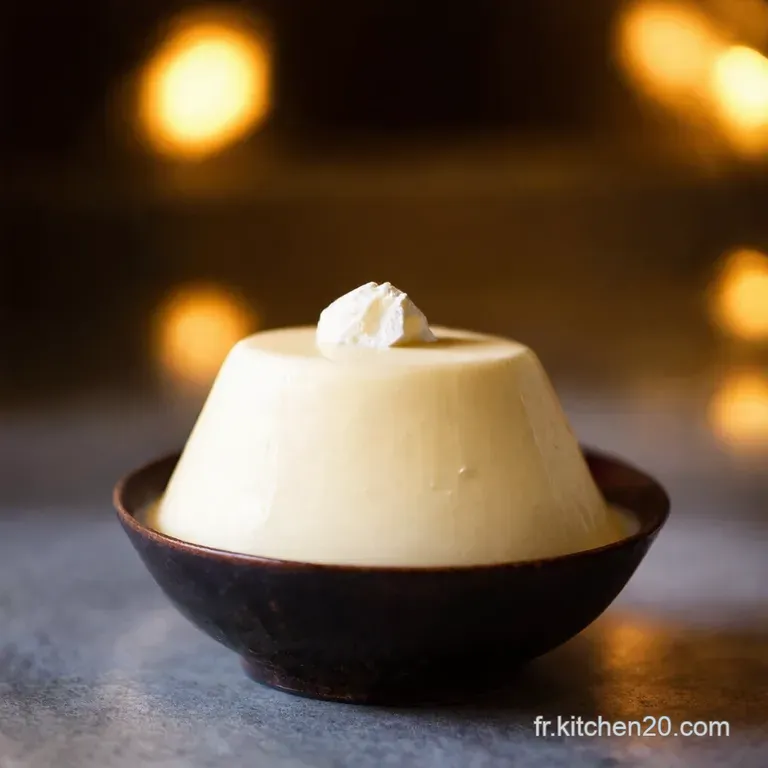 Panna Cotta Onctueuse &Agrave; La Vanille Bourbon Un Baiser Ditalie presentation