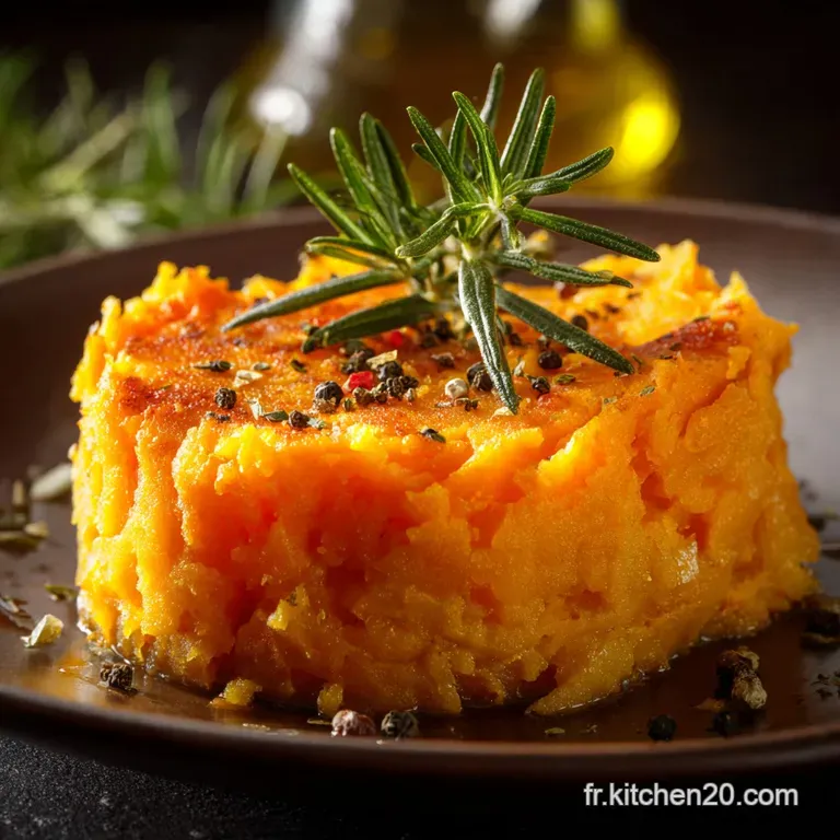 Parmentier Patates Douces Et Carottes Sans Viande Notre Version Soleil Aux Lentilles presentation
