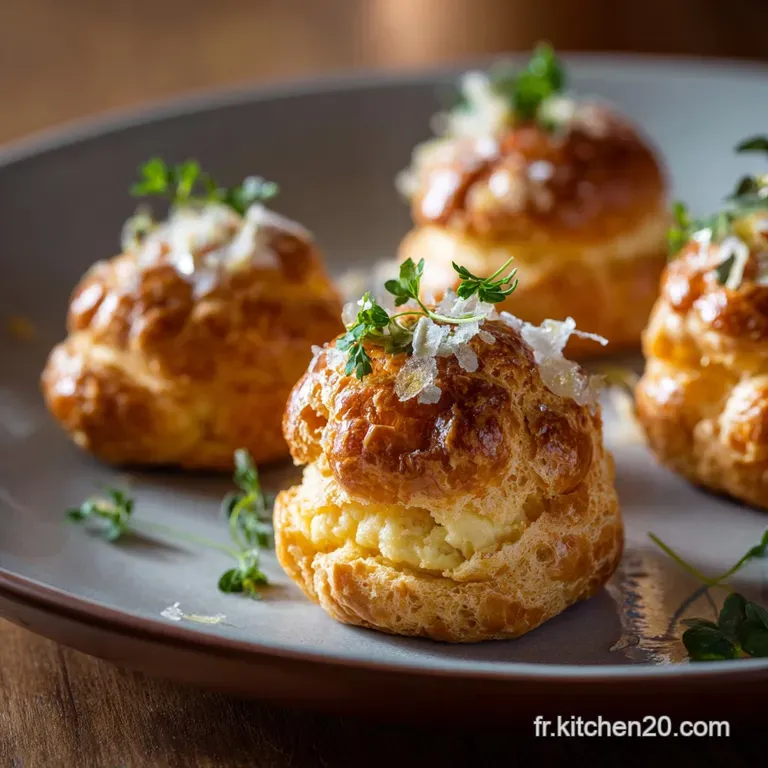 P&acirc;te &Agrave; Choux &Eacute;quilibr&eacute;e Ig R&eacute;duit Goug&egrave;res Et &Eacute;clairs L&eacute;gers presentation