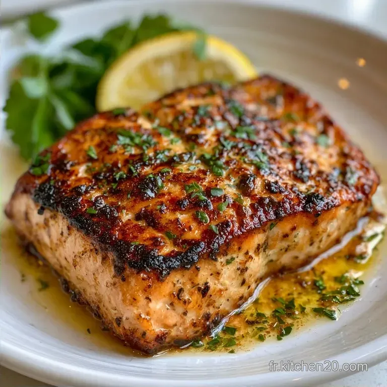 Pav&eacute; de Saumon Grill&eacute; au Citron