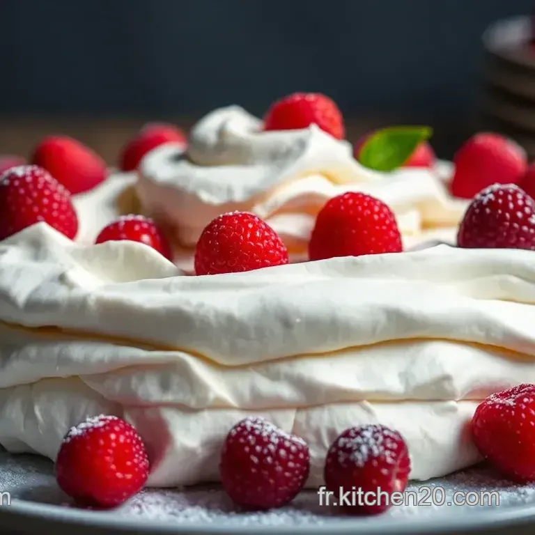 Pavlova aux Fraises: Douceur d &Eacute;t&eacute;