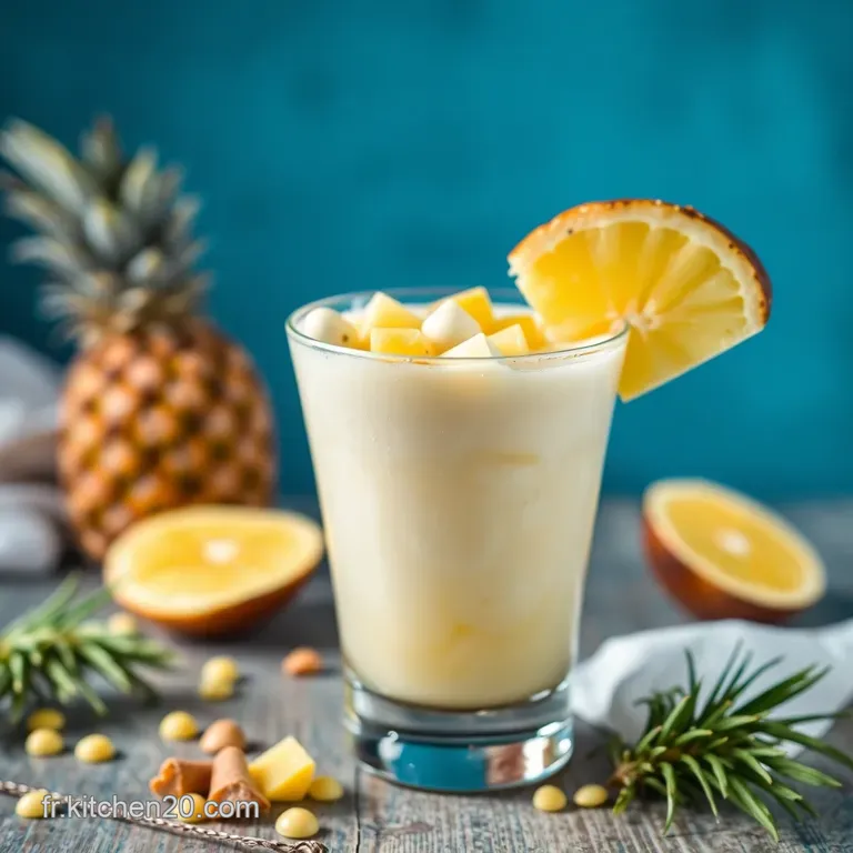 Pi&ntilde;a Colada Vierge: L &eacute;vasion Tropicale Sans Alcool presentation