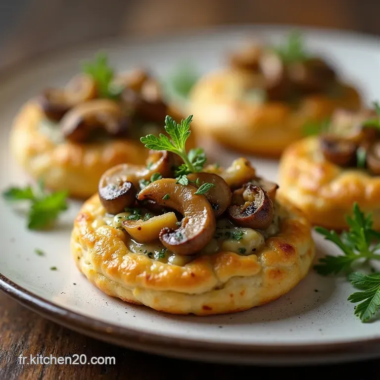 Le Myst&egrave;re de la Galette P&eacute;rigourdine Pithiviers V&eacute;g&eacute;tal aux Champignons Sauvages &Eacute;chalotes Confites et Persillade aux Noix