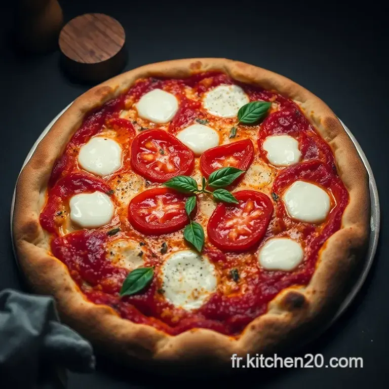 Pizza Croustillante Au Levain Express presentation