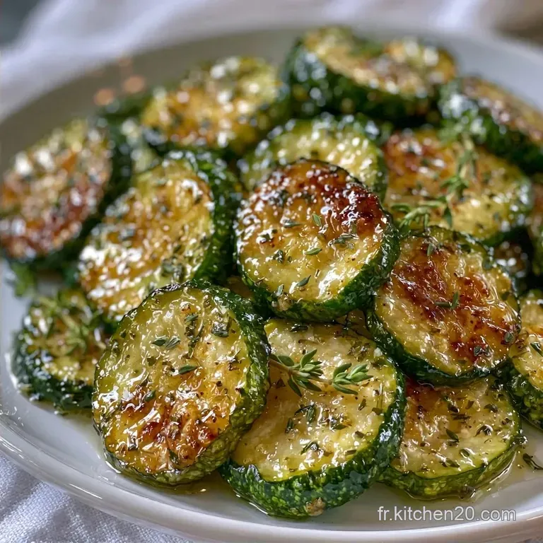 Po&ecirc;l&eacute;e de Courgettes Express: Ail et Thym