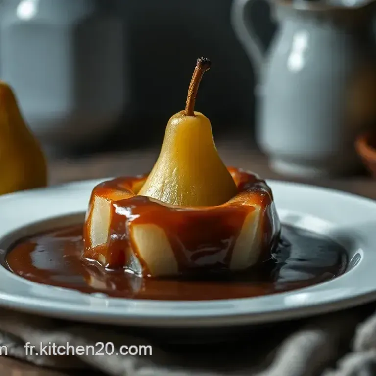 Poire Belle-H&eacute;l&egrave;ne: La douceur fruit&eacute;e en chocolat