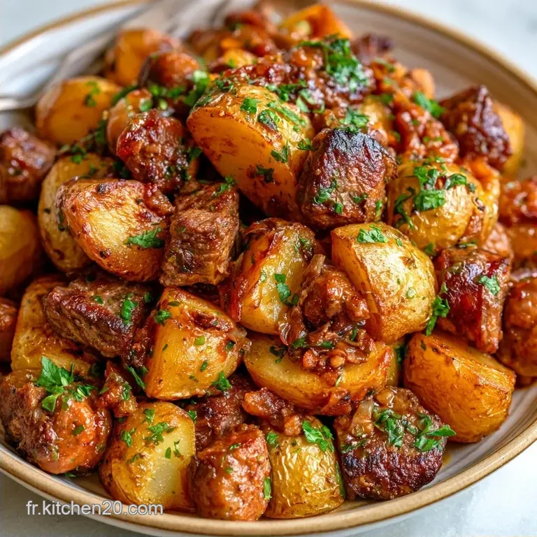 Pommes De Terre Farcies &agrave; la Chair &agrave; Saucisse
