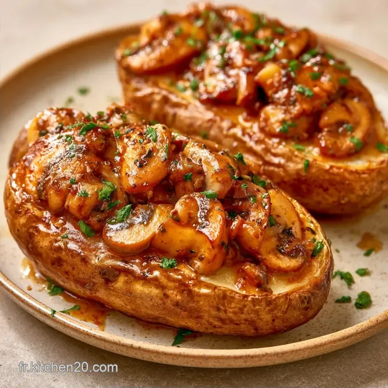 Pommes De Terre Farcies Aux Champignons