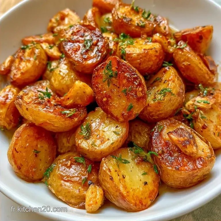 Pommes De Terre Grenaille Au Four &agrave; l Ail