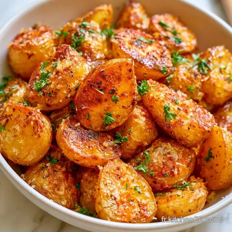 Pommes de Terre Parmesan au Paprika Fum&eacute;