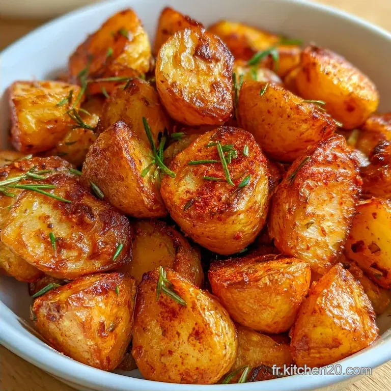 Pommes De Terre R&ocirc;ties au Romarin