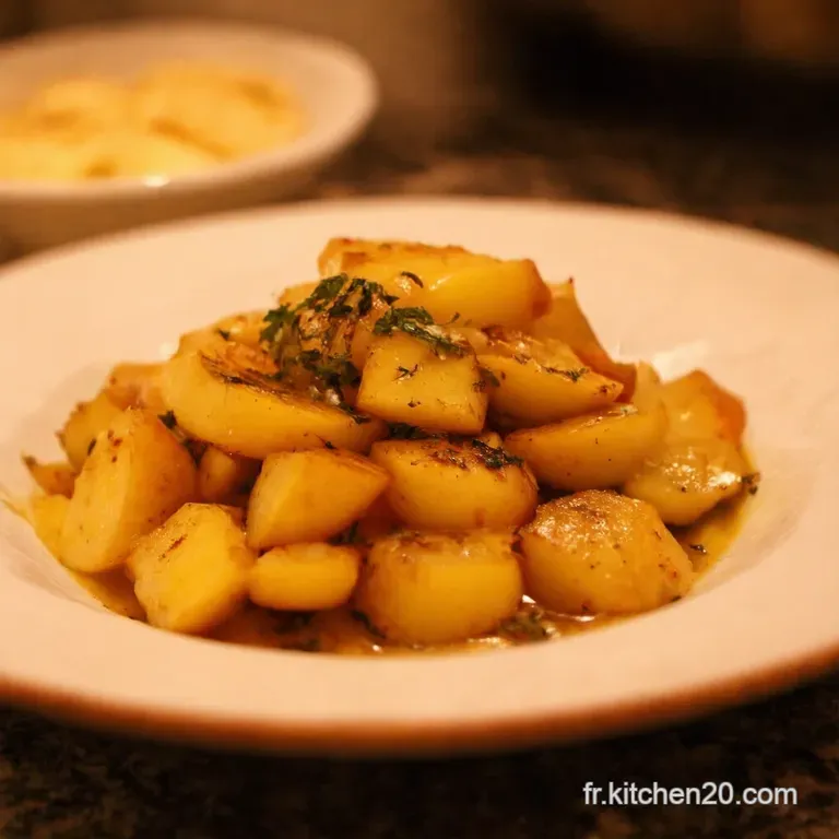 Pommes De Terre Saut&eacute;es &Agrave; La Fran&ccedil;aise Crispy Golden Perfection presentation