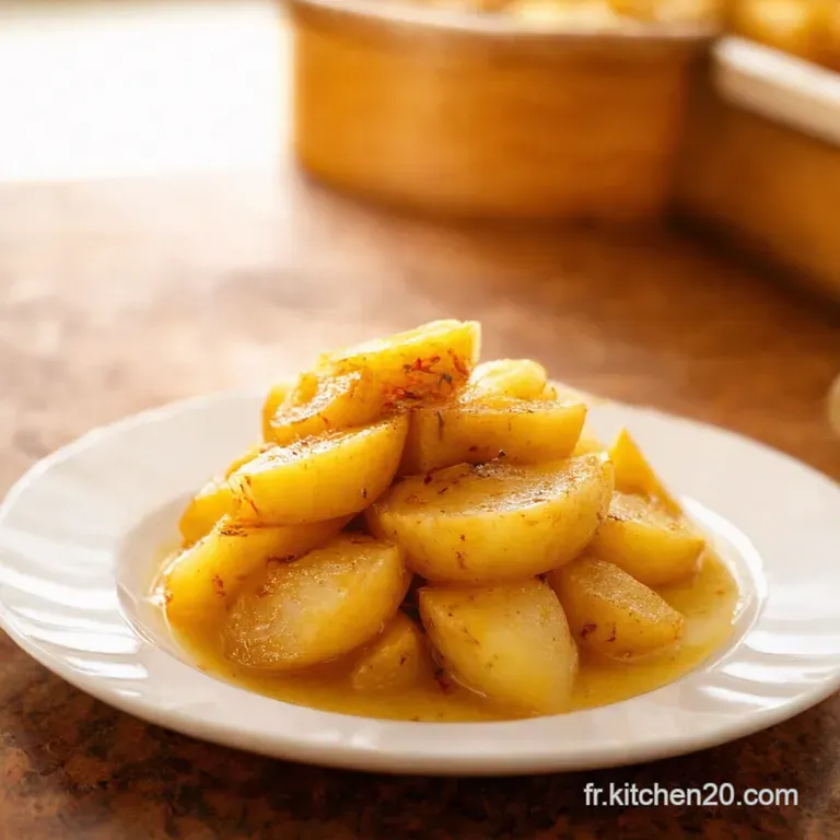 Pommes Ondul&eacute;es Croustillantes Au Four Sauce Diabolique presentation