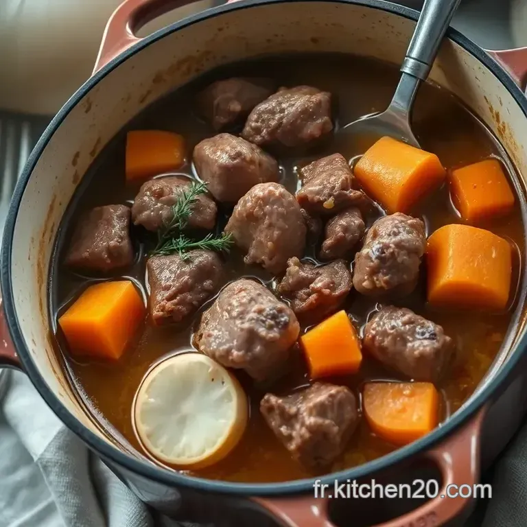 Pot-Au-Feu Traditionnel: Recette Authentique De La Cuisine Fran&ccedil;aise presentation