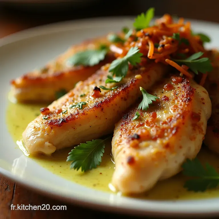 Poulet &Agrave; La Dijonnaise Lardons Croustillants Champignons Forestiers Un Air De Bistro Parisien presentation