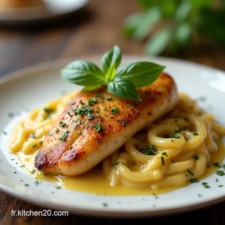 Le V&eacute;ritable Poulet Cr&eacute;meux &agrave; la Toscane Soleil Cr&egrave;me et Basilic