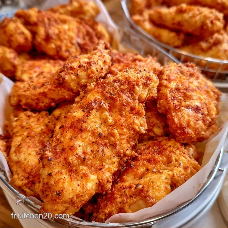 Poulet Croustillant Deux Paniers Air Fryer