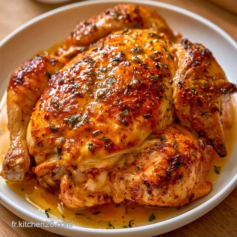 Poulet Entier Air Fryer Ninja Dual au Paprika Fum&eacute;