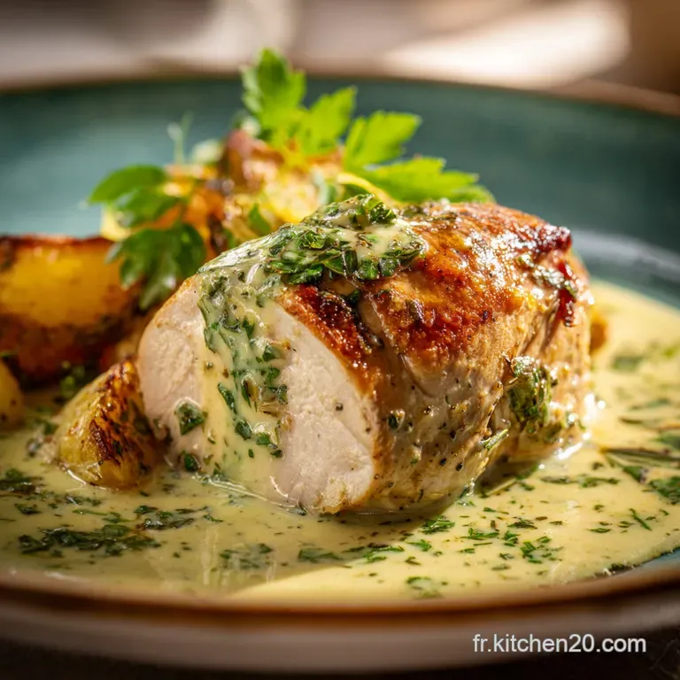 Poulet Fermier &agrave; lEstragon et Persil Le Secret dune Sauce Cr&eacute;m&eacute;e &agrave; la Fran&ccedil;aise