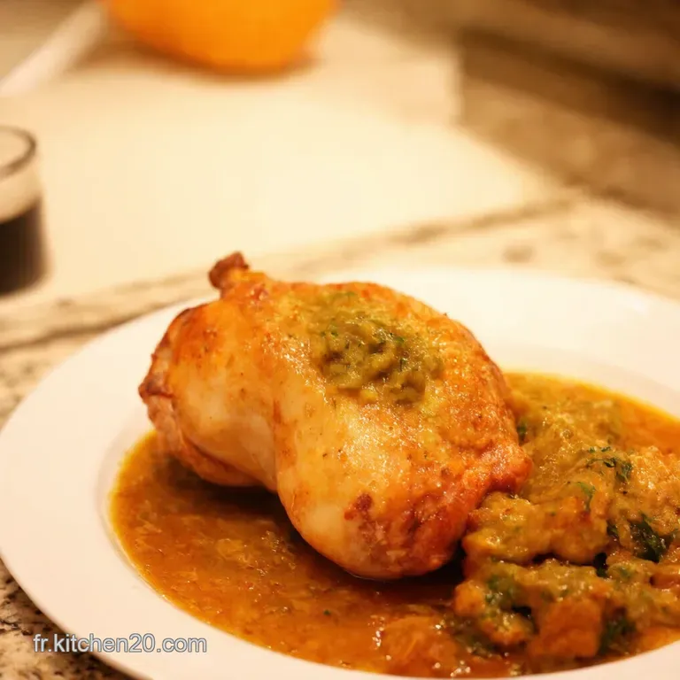 Poulet Miel Et Moutarde &Agrave; La Dijonnaise presentation