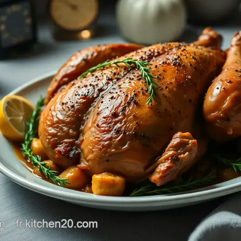 Poulet R&ocirc;ti au Tourne-Broche : Un Voyage Gourmand