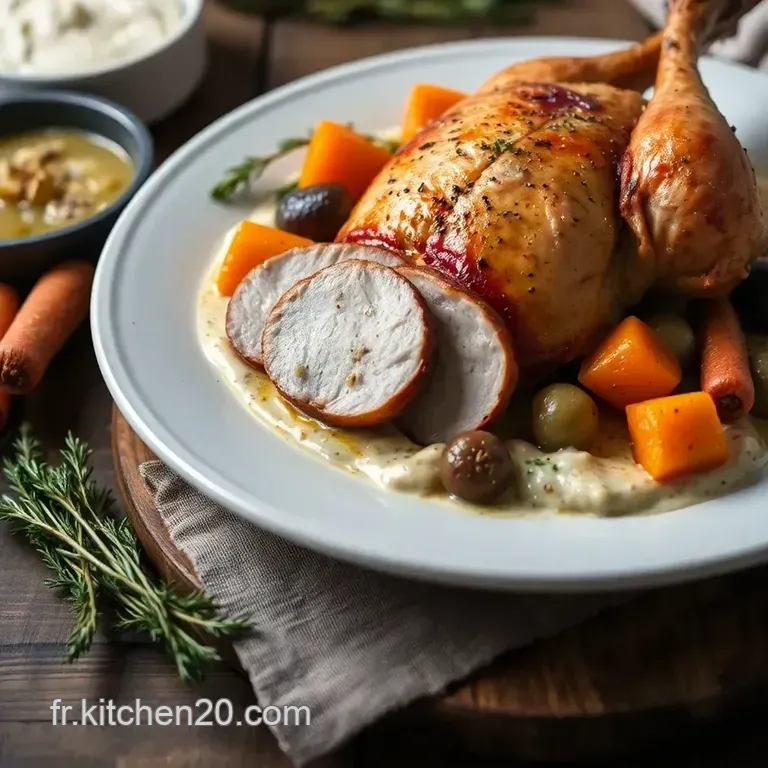 Poulet R&ocirc;ti Aux L&eacute;gumes De Saison : Un Plaisir Convivial presentation