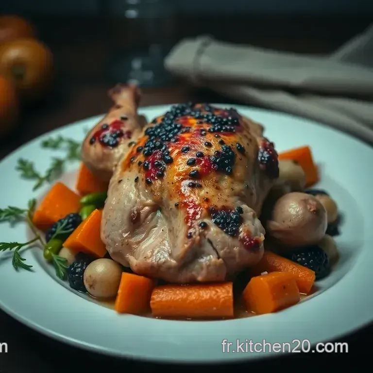Poulet r&ocirc;ti aux l&eacute;gumes de saison : Un plaisir convivial