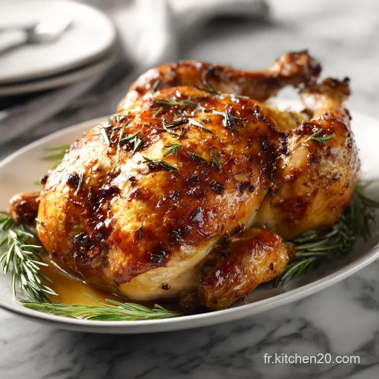 Poulet R&ocirc;ti Familial: Peau Craquante