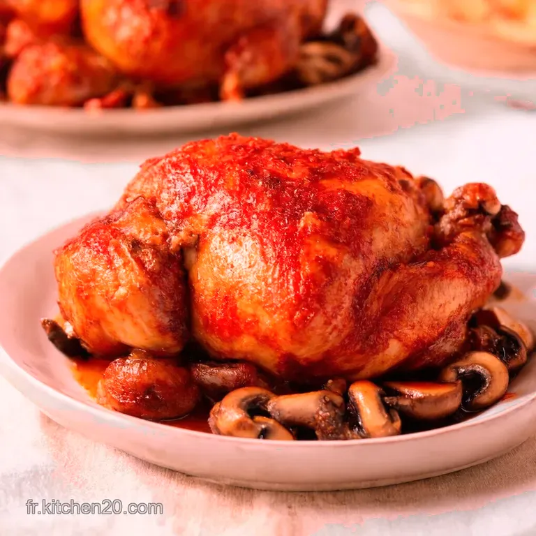 Poulet ValDieu aux Champignons