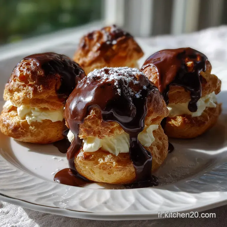 Vos Meilleures Profiteroles La Cr&egrave;me P&acirc;tissi&egrave;re presentation