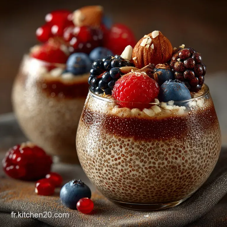 Pudding de Chia Nuit Compl&egrave;te IG Bas Le Secret des Matins Sereins