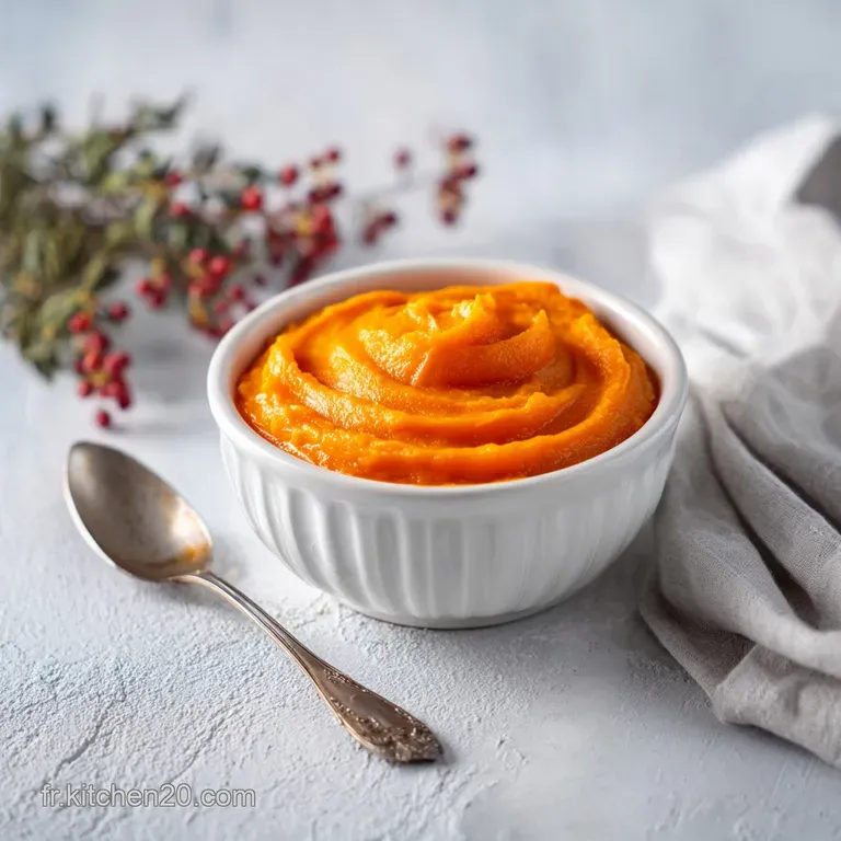 Pur&eacute;e de Patates Douces Velout&eacute;e