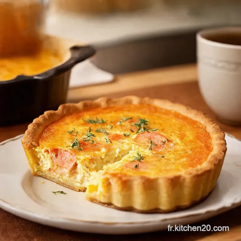 Quiche Au Saumon Fum&eacute; Un Classique Simplissime presentation