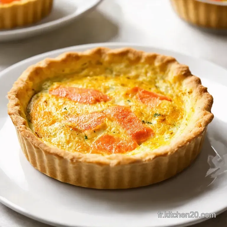 Quiche au Saumon Fum&eacute; Un Classique Simplissime