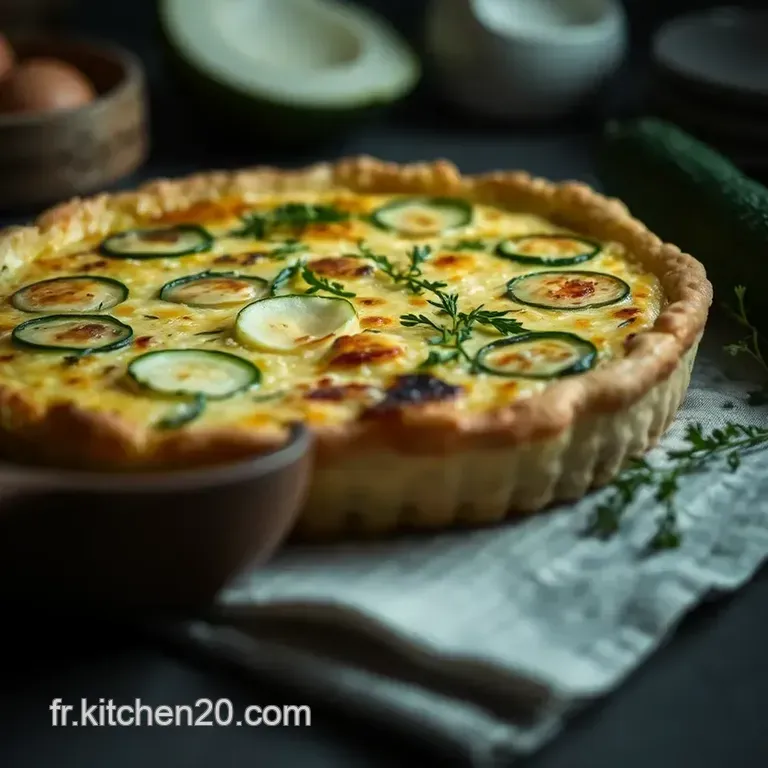 Quiche Courgette Ch&egrave;vre : Une D&eacute;licieuse &Eacute;vasion Proven&ccedil;ale presentation