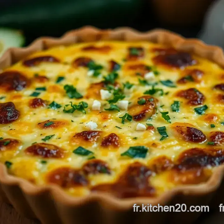 Quiche Courgette Ch&egrave;vre : Une D&eacute;licieuse &Eacute;vasion Proven&ccedil;ale