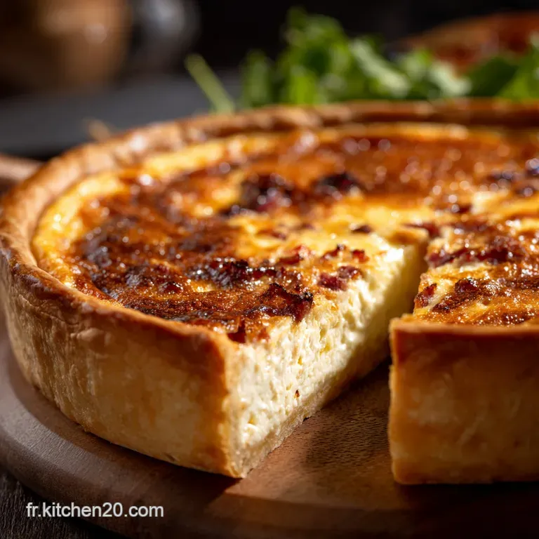 Quiche Lorraine Ig Bas : Le Classique Revisit&eacute; Pour Un Plaisir Sain. presentation