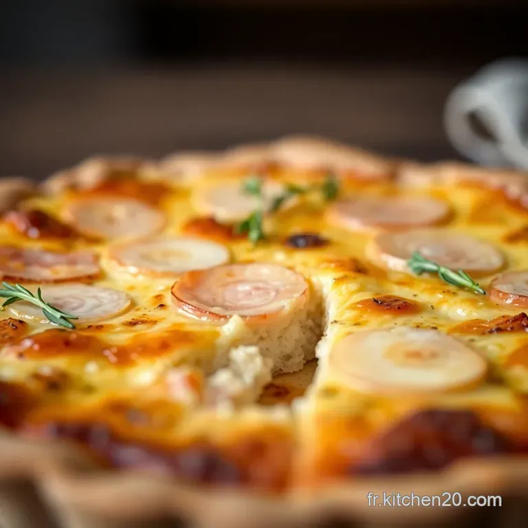 Quiche Lorraine s Glamorous Cousin: Salmon and Spinach Quiche presentation