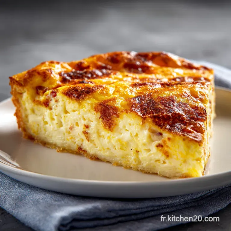 Quiche Lorraine Sans P&acirc;te Moelleuse
