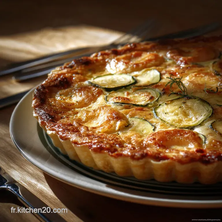 Quiche SaintJacques Saumon et Courgettes : la recette marine ultra-fondante
