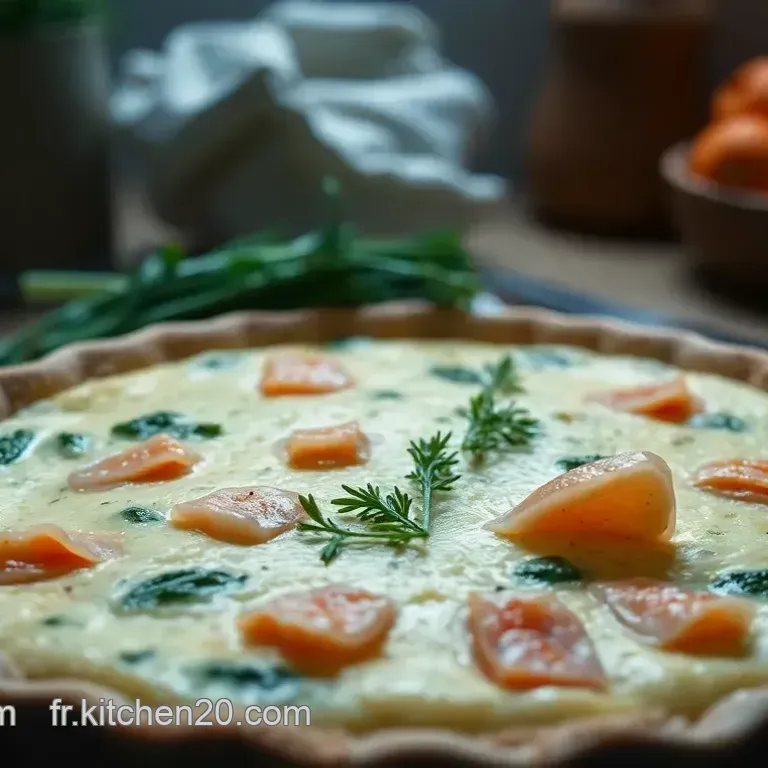 Quiche Saumon &Eacute;pinard : Un d&eacute;lice cr&eacute;meux &agrave; la fran&ccedil;aise