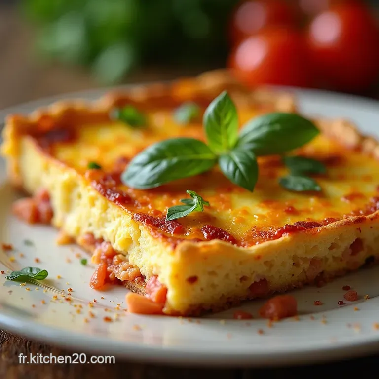 La Quiche Mexiterran&eacute;e Croustillant de Tortillas et Cr&egrave;me Savoureuse au Chorizo