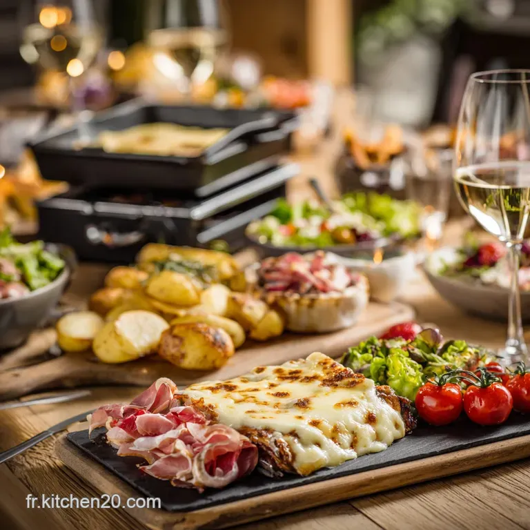 La Raclette et Pierrade Montagnarde Cr&eacute;meux Grill&eacute; et Convivial