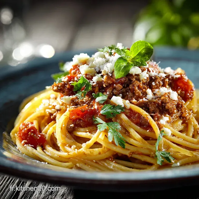Rago&ucirc;t &agrave; la Bolognaise du Chef Lauthentique recette mijot&eacute;e